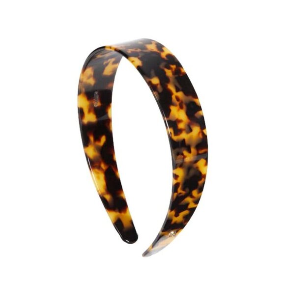 Accessories - Wide Acetate Headband Women Tortoise No Slip Comfortable Hair Accessory